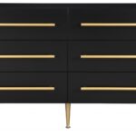 Marisol Wood Veneer And Iron Dresser