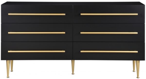 Marisol Wood Veneer And Iron Dresser