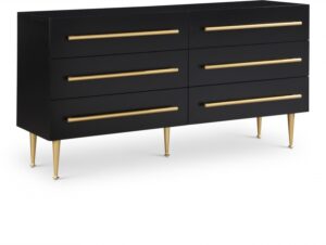 Marisol Wood Veneer And Iron Dresser
