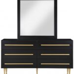 Marisol Wood Veneer And Iron Dresser