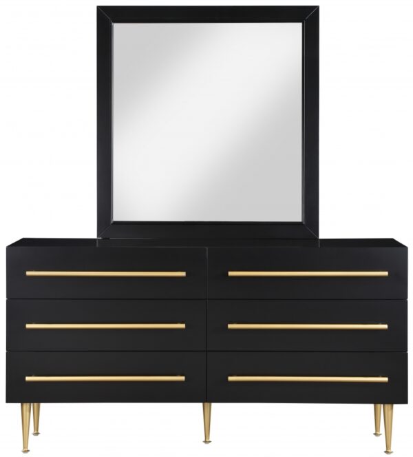 Marisol Wood Veneer And Iron Dresser