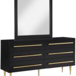 Marisol Wood Veneer And Iron Dresser