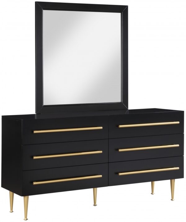 Marisol Wood Veneer And Iron Dresser
