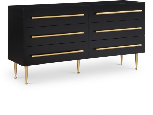 Marisol Wood Veneer And Iron Dresser