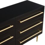 Marisol Wood Veneer And Iron Dresser