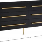 Marisol Wood Veneer And Iron Dresser
