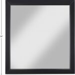 Marisol Wood Veneer And Iron Mirror