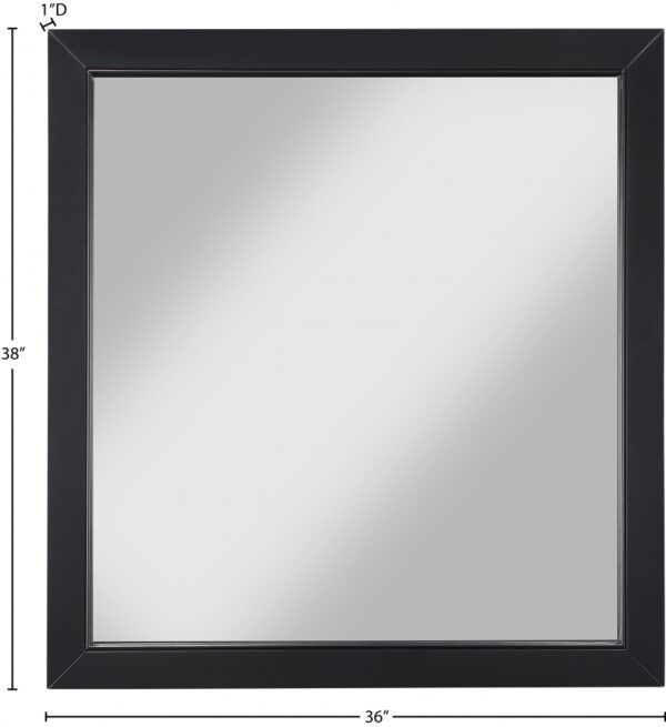 Marisol Wood Veneer And Iron Mirror