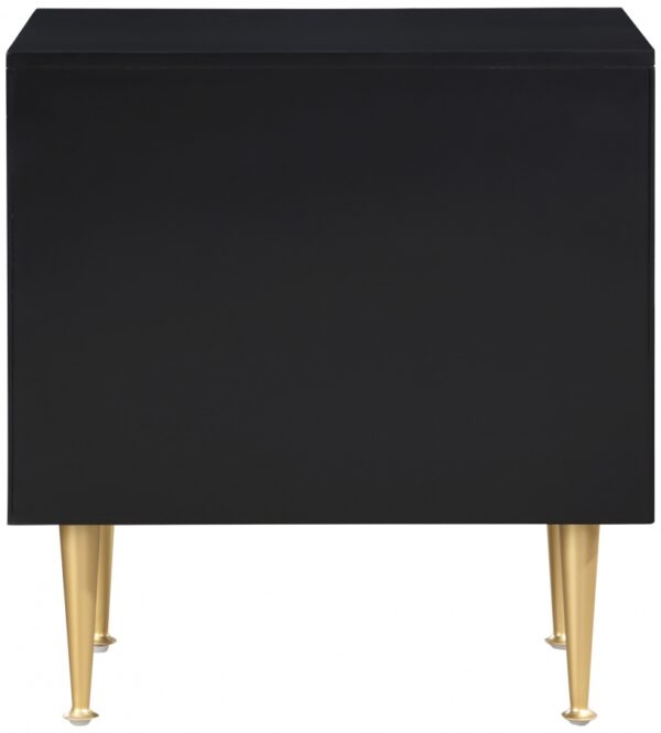 Marisol Wood Veneer And Iron Nightstand