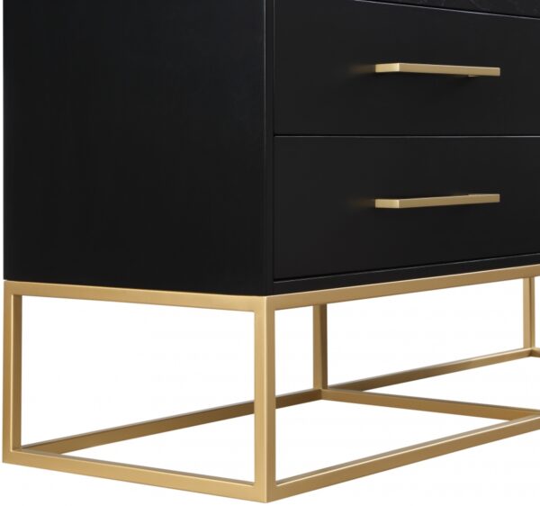 Maxine Wood Veneer And Iron Dresser