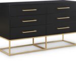 Maxine Wood Veneer And Iron Dresser