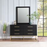 Maxine Wood Veneer And Iron Dresser