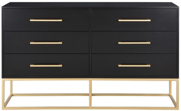 Maxine Wood Veneer And Iron Dresser