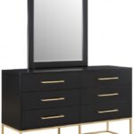 Maxine Wood Veneer And Iron Dresser