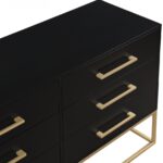 Maxine Wood Veneer And Iron Dresser