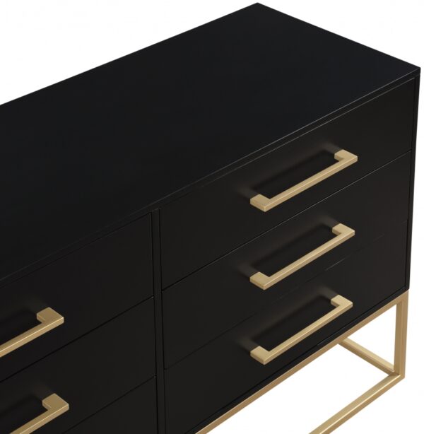Maxine Wood Veneer And Iron Dresser