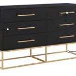 Maxine Wood Veneer And Iron Dresser