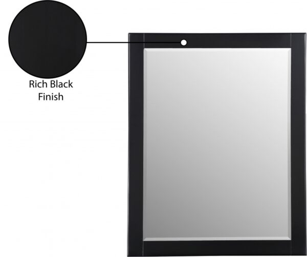 Maxine Wood Veneer And Iron Mirror