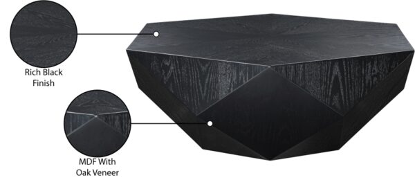 Diamante Oak Veneer Coffee Table