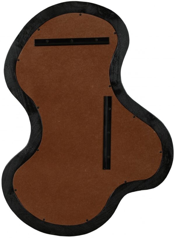 Oblique Acacia Wood Frame Mirror