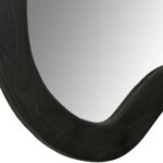 Oblique Acacia Wood Frame Mirror