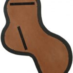 Oblique Acacia Wood Frame Mirror