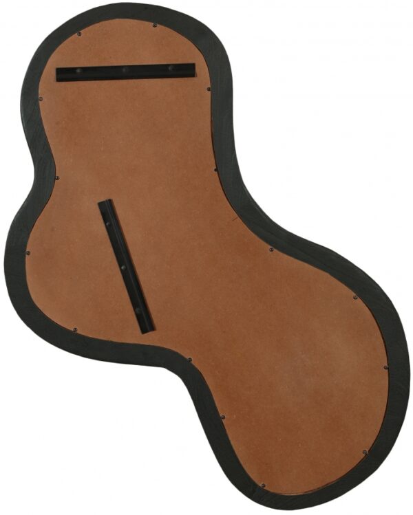 Oblique Acacia Wood Frame Mirror