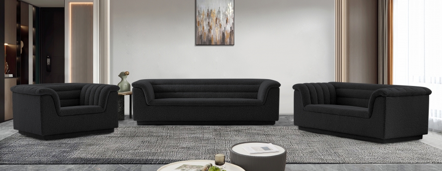 Cascade Boucle Fabric Upholstered Collection