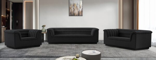 Cascade Boucle Fabric Upholstered Chair