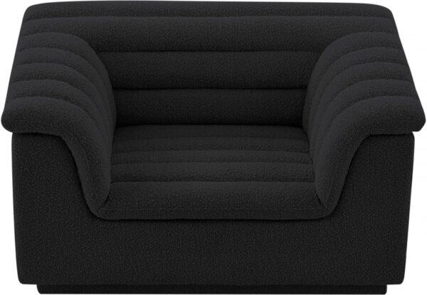 Cascade Boucle Fabric Upholstered Chair