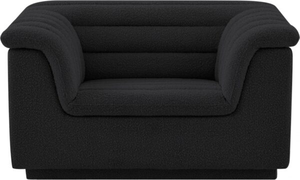 Cascade Boucle Fabric Upholstered Chair
