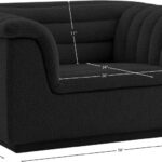 Cascade Boucle Fabric Upholstered Chair
