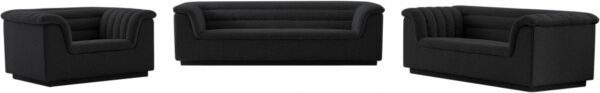 Cascade 94" Boucle Fabric Upholstered Sofa