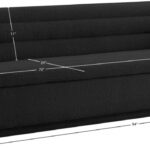 Cascade 94" Boucle Fabric Upholstered Sofa