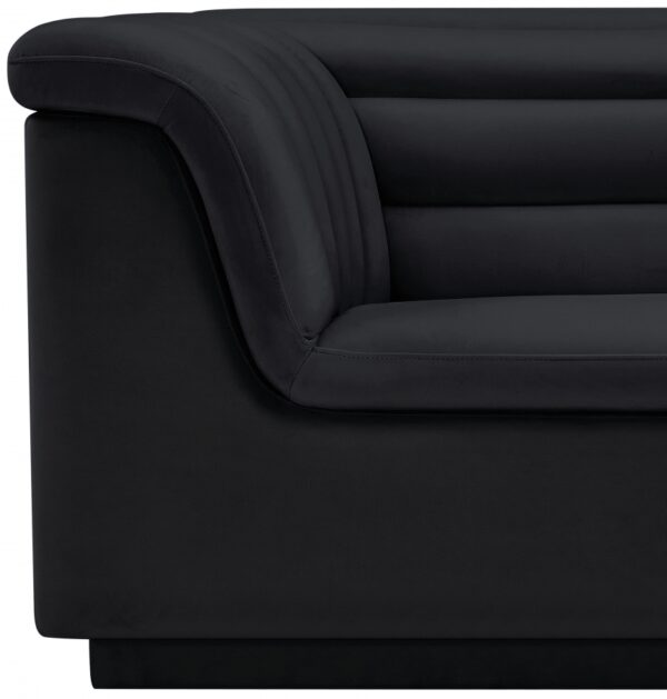 Cascade Velvet Upholstered Fabric Upholstered Chair
