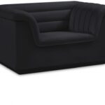 Cascade Velvet Upholstered Fabric Upholstered Chair