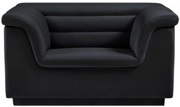 Cascade Velvet Upholstered Fabric Upholstered Chair