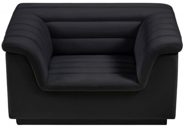 Cascade Velvet Upholstered Fabric Upholstered Chair
