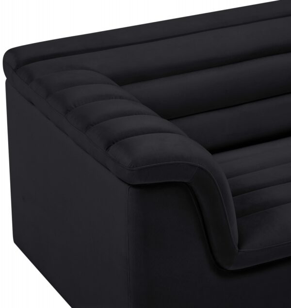 Cascade Velvet Upholstered Fabric Upholstered Chair