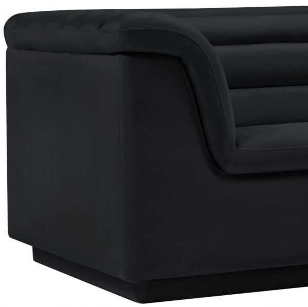 Cascade Velvet Upholstered Fabric Upholstered Chair