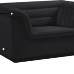Cascade Velvet Upholstered Fabric Upholstered Chair
