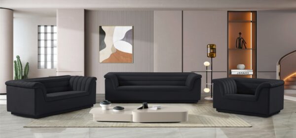 Cascade 72" Velvet Upholstered Fabric Upholstered Loveseat