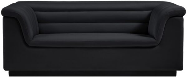 Cascade 72" Velvet Upholstered Fabric Upholstered Loveseat
