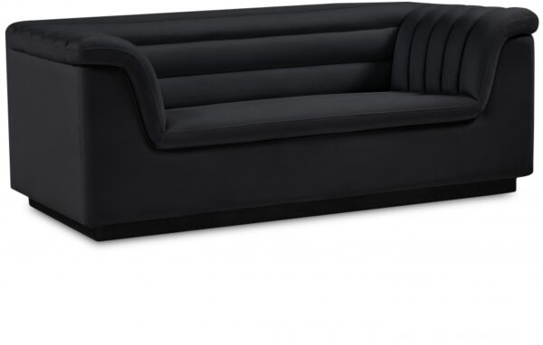 Cascade 72" Velvet Upholstered Fabric Upholstered Loveseat