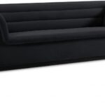 Cascade 94" Velvet Upholstered Fabric Upholstered Sofa