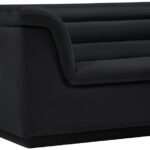 Cascade 94" Velvet Upholstered Fabric Upholstered Sofa