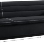 Cascade 94" Velvet Upholstered Fabric Upholstered Sofa