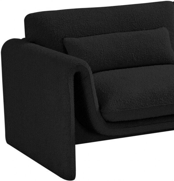 Stylus Boucle Fabric Upholstered Chair