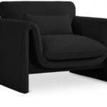 Stylus Boucle Fabric Upholstered Chair
