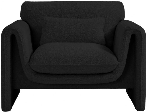 Stylus Boucle Fabric Upholstered Chair